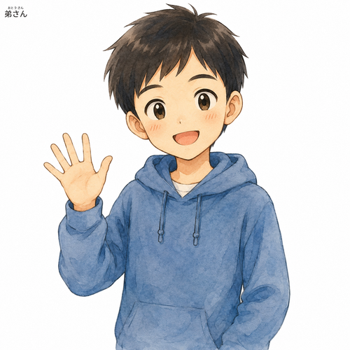 37. 弟さん（おとうとさん）— adik laki laki orang lain