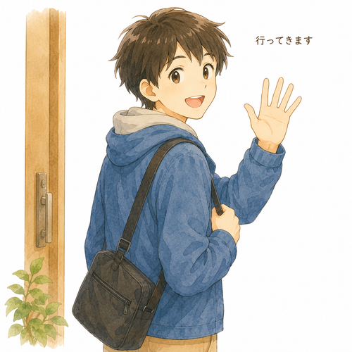 57. 行ってきます — saya berangkat.png