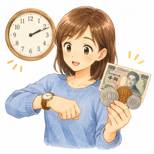3. かかります — memakan perlu, untuk waktu dan uang.png