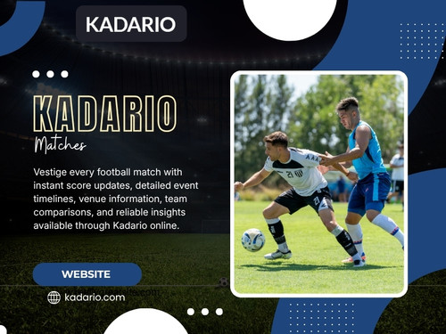 Football fans today expect more than just a final score. They want instant information, deeper insights, and the ability to follow Kadario Matches as they unfold. This growing demand has made real-time match data one of the most valuable tools in modern sports consumption.

Official Website: https://kadario.com/

Read Our Blogs:
https://kadarioph.jimdosite.com/
https://site-m7hme1i8t.godaddysites.com/
https://penzu.com/public/db93705869554298

More Links:
https://www.bandlab.com/kadarioph
https://mastodon.social/@kadario
https://www.reverbnation.com/artist/kadario