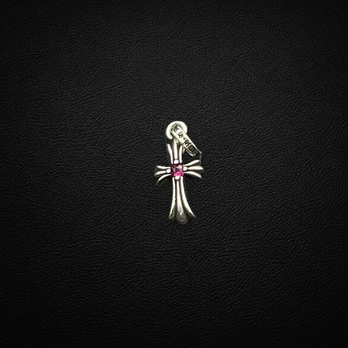sku 014 CX099做旧小十字架 单红钻(约239mm).jpg
