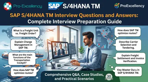 S/4HANA TM Interview Questions & Answers for Freshers.webp