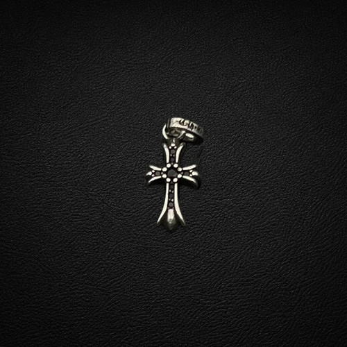 sku 011 CX097做旧小十字架 黑钻(约239mm).jpg