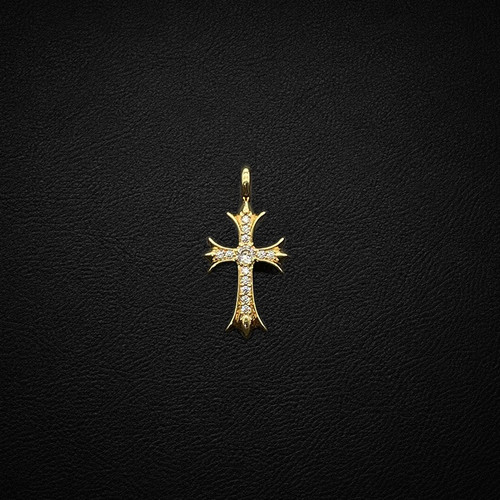 sku 017 CX086 金大十字架 白钻 (约3316.5mm).jpg