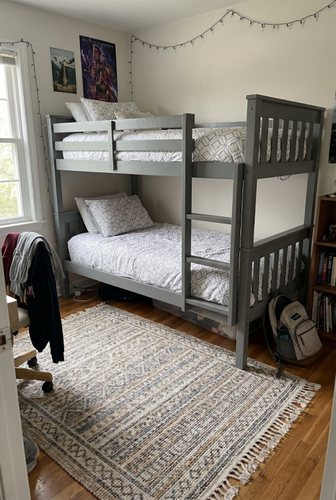 Double bunk bed from DHS with detachable solid wood frame.png