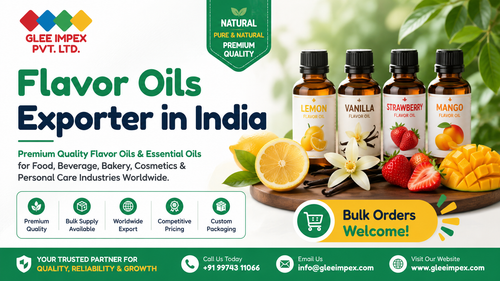 Flavor Oils Exporter in India Premium Food & Cosmetic Flavor Oils Supplier Glee Impex.png