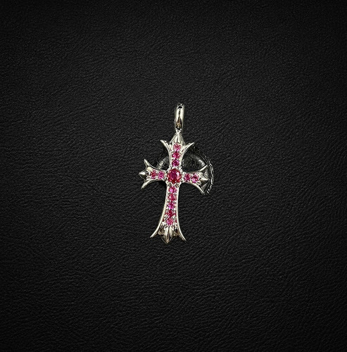 sku 030 CX087 白金大十字架 红钻 (约3316.5mm).jpg