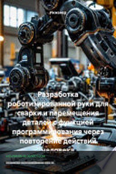 Обложка книги «Разработка роботизированной руки для сварки и перемещения деталей с функцией программирования через повторение действий человека» - Инженер
