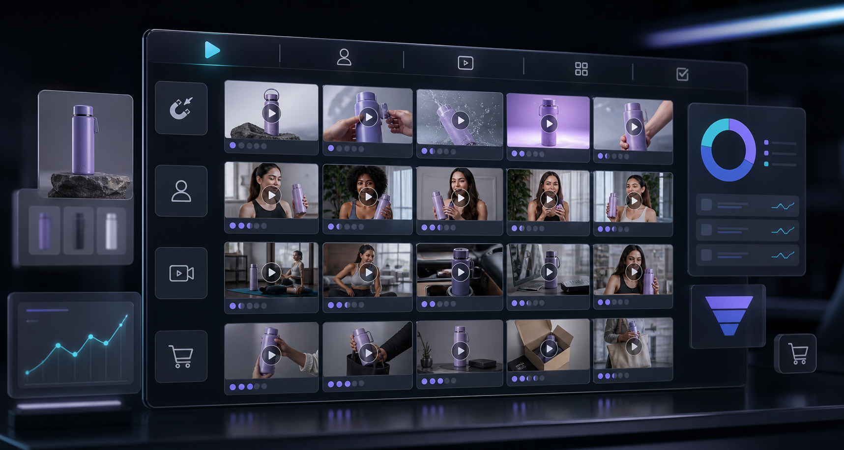 UGC creative testing matrix