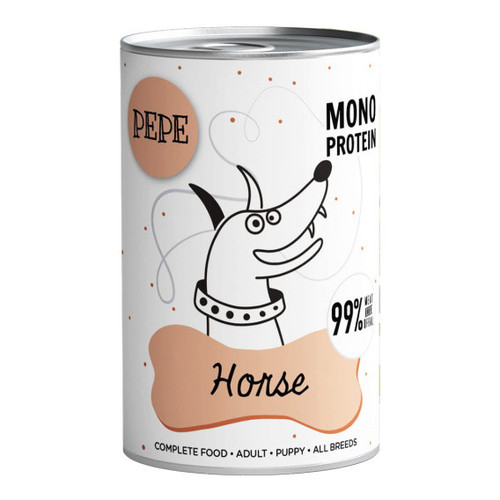 Paka Zwierzaka Karma mokra PEPE Horse konina 400g [6105] 568.jpg