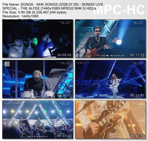 SONGS NHK SONGS (2026.07.05) SONGS LIVE SPECIAL THE ALFEE [1440x1080i MPEG2 NHK G HD].ts thumbs [202.jpg