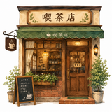 28. きっさてん（喫茶店）— kedai kopi coffee shop