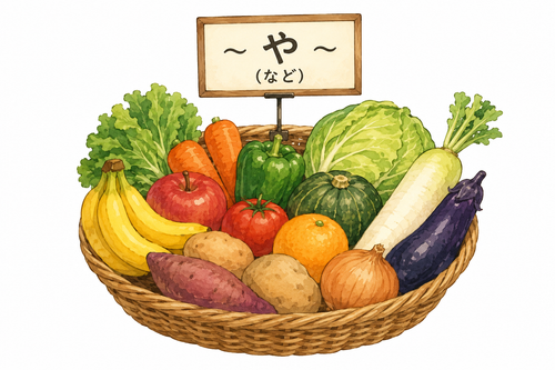 43. 〜や〜［など］— dan dan lain lain.png