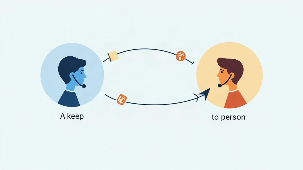 Decision flow showing when an AI voice agent keeps a call versus transfers it to a human