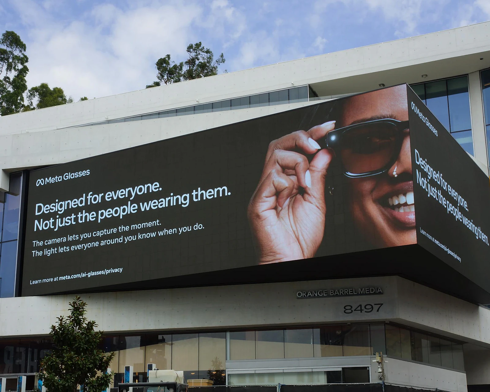 Meta put this billboard up in Los Angeles.