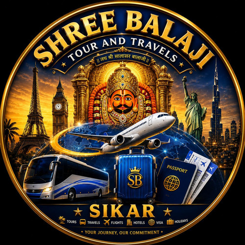 Shree Balaji Tour and Travels Sikar official logo
