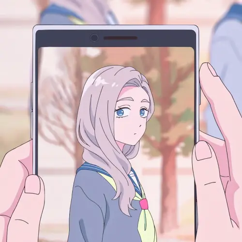 ・I only have eyes for her.⇀anime ･ you and I Are polar opposites ⇀character ･ shino azuma (3).webp