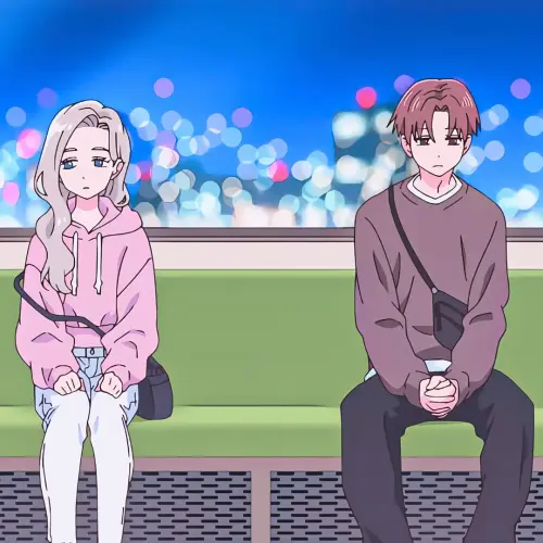 ・I only have eyes for her.⇀anime ･ you and I Are polar opposites ⇀character ･ shino azuma (9).webp