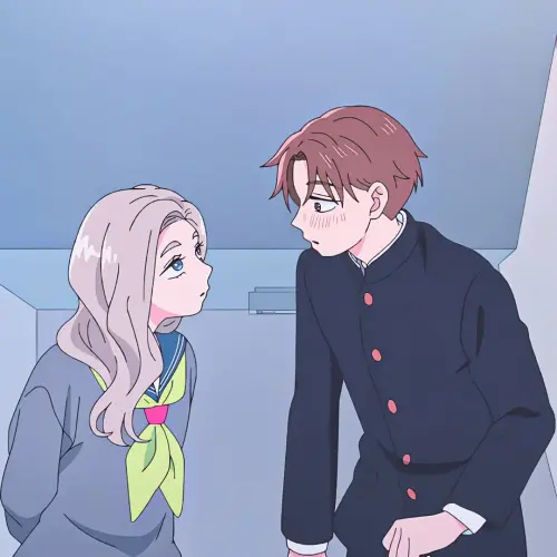 ・I only have eyes for her.⇀anime ･ you and I Are polar opposites ⇀character ･ shino azuma (2).webp