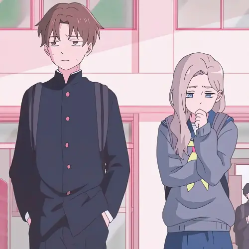 ・I only have eyes for her.⇀anime ･ you and I Are polar opposites ⇀character ･ shino azuma (6).webp