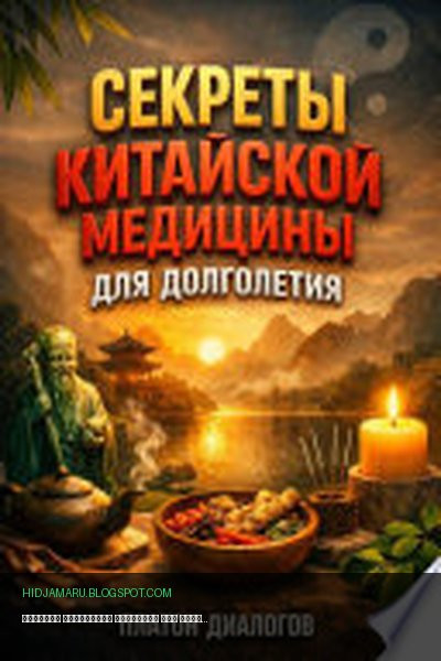 Обложка книги «Секреты Китайской Медицины для Долголетия» - Платон Диалогов