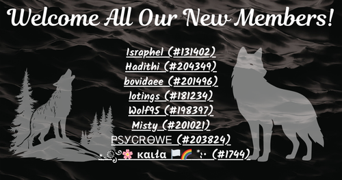 Welcome All Our New Members!.png