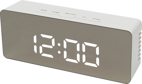 LED Mirror Clock - Side view