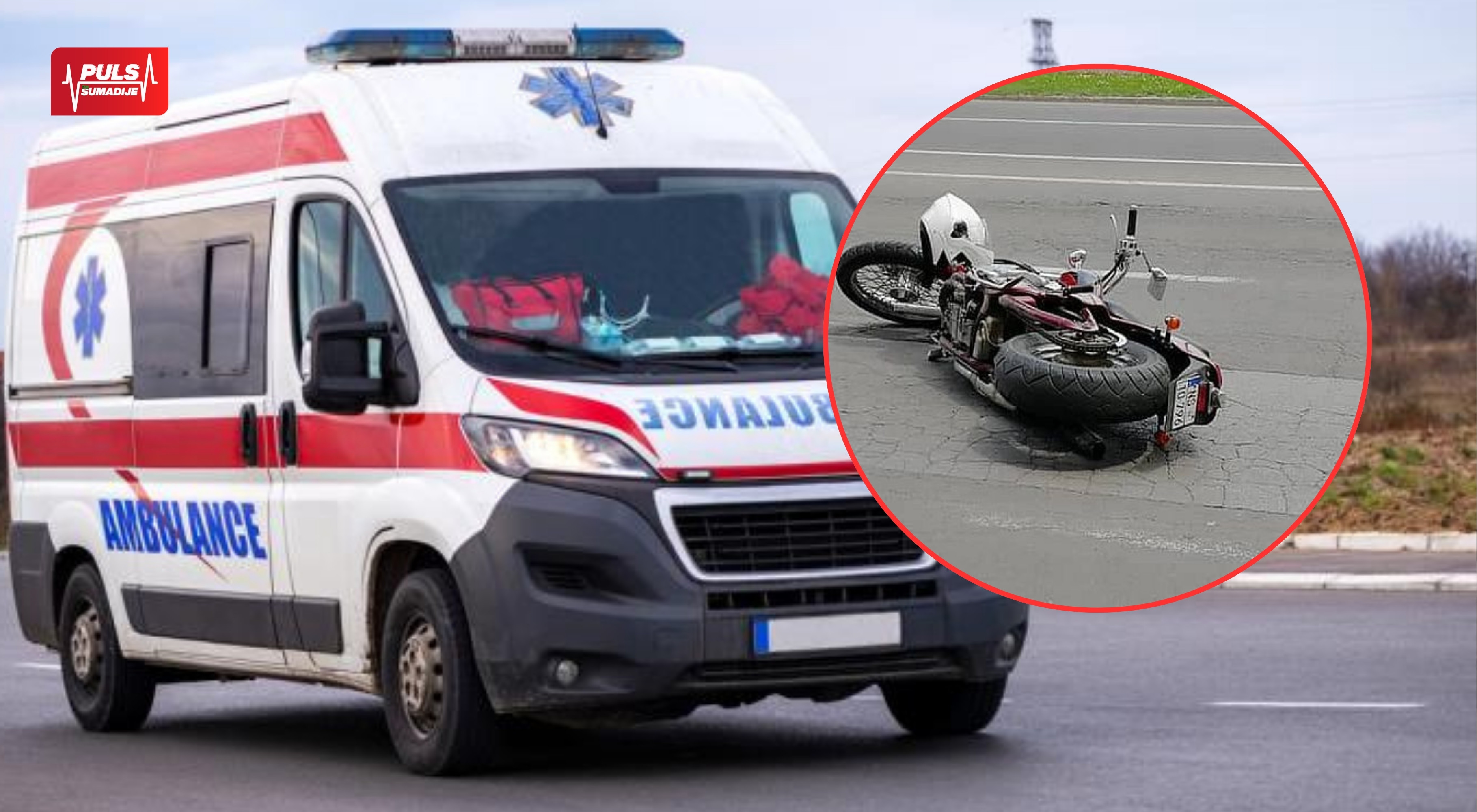 STRAVIČNA SAOBRAĆAJNA NESREĆA KOD ORAŠCA: Motociklista (35) poginuo posle sudara sa automobilom!