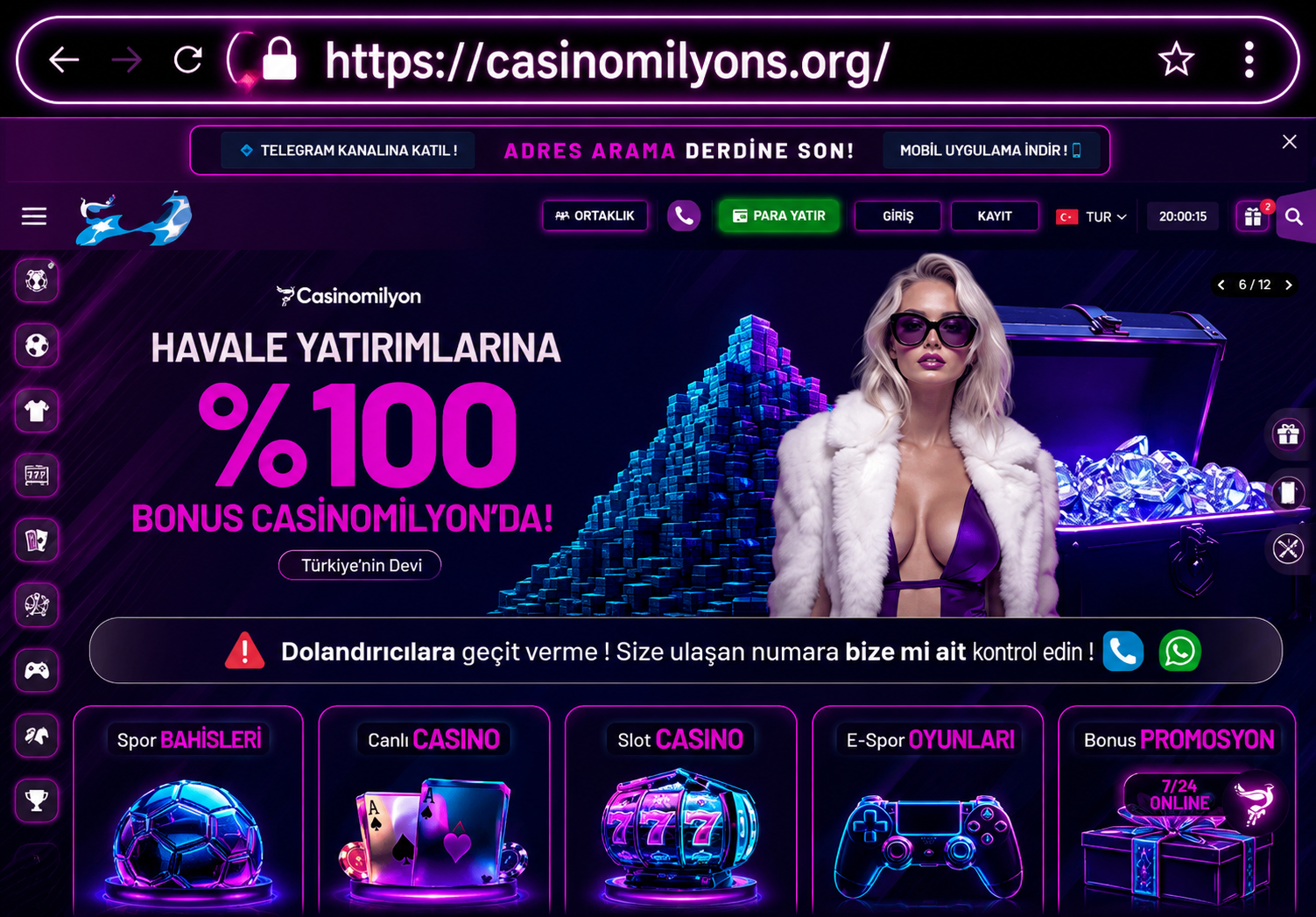 Casinomilyon, Casinomilyon giriş, Casinomilyon güncel adres