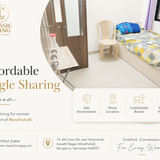 Experience premium women’s accommodation at Classic Living PG for Ladies.