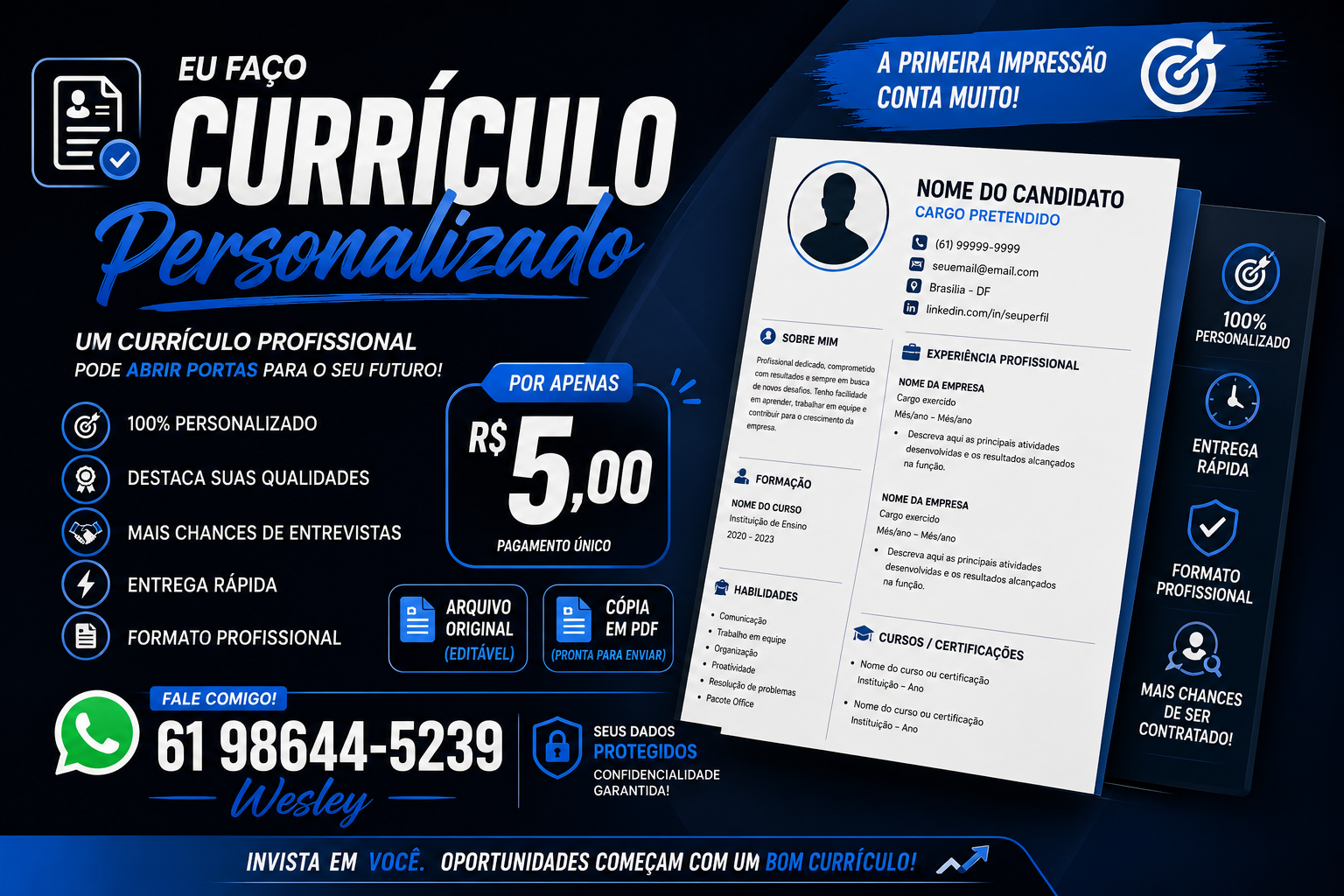 Foto de trabalho de Wesley Moura Ferreira Júnior no Indica Sergipe