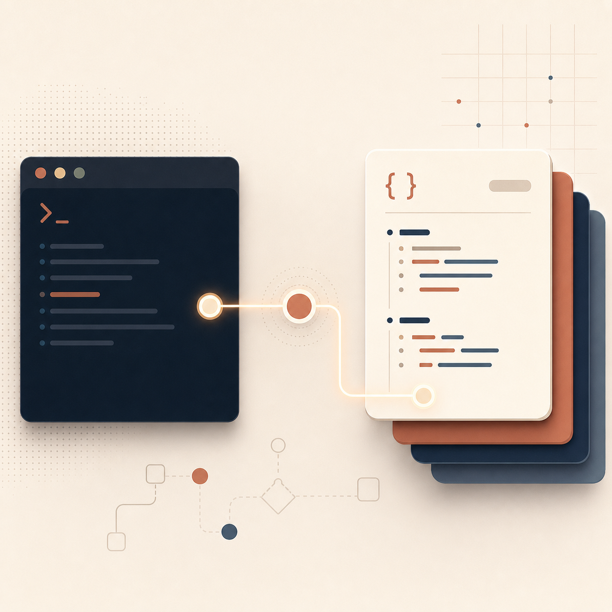 Claude Code terminal and TypeScript query workflow