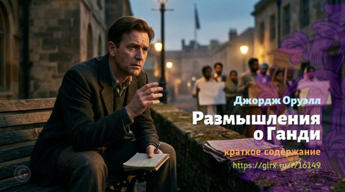 Читать краткий пересказ эссе Джорджа Оруэлла «Размышления о Ганди». Джордж Оруэлл: «Размышления о Га.jpg
