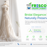 Professional bridal dress preservation starts with expert cleaning.