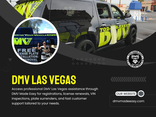Most people in Nevada don’t think twice before booking a dmv appointment las vegas. It feels like a simple step—pick a time, show up, get the work done, and leave. But anyone who has actually visited the dmv las vegas office knows it doesn’t always go that smoothly.

DMV Made Easy

Address: 8615 W Flamingo Rd, Las Vegas, NV 89147, United States
Phone Number: +17022413662
Find Us On Google Map : https://goo.gl/maps/BJNY18FeVELkd5ye8

Read Our Blog:
https://dmvmadeeasy.medium.com/
https://dmvmadeeasy.brushd.com/
https://dmvmadeeasyvegas.wixsite.com/dmv-made-easy

More Links:
https://allmyfaves.com/dmvmadeeasy/
https://www.reverbnation.com/dmvmadeeasy
https://www.scribd.com/user/646736818/DMV-Made-Easy