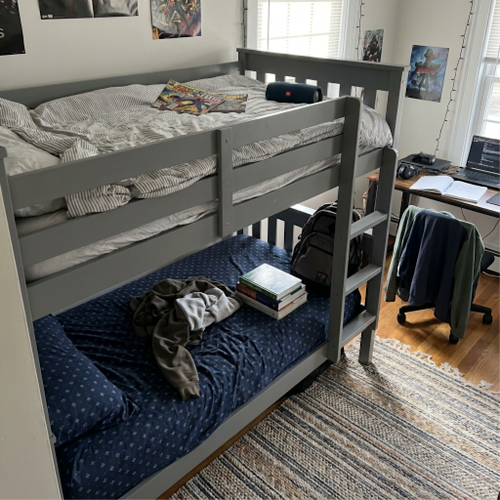 BS EN certified bunk bed with double bed and high railings.png
