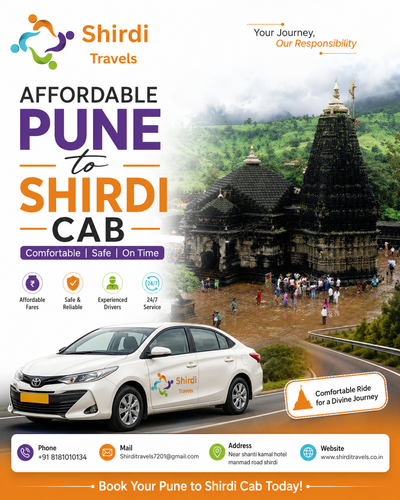 Affordable Pune to Shirdi cab.png