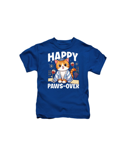 d127 Happy Paws Over Jewish+Royal blue.jpg