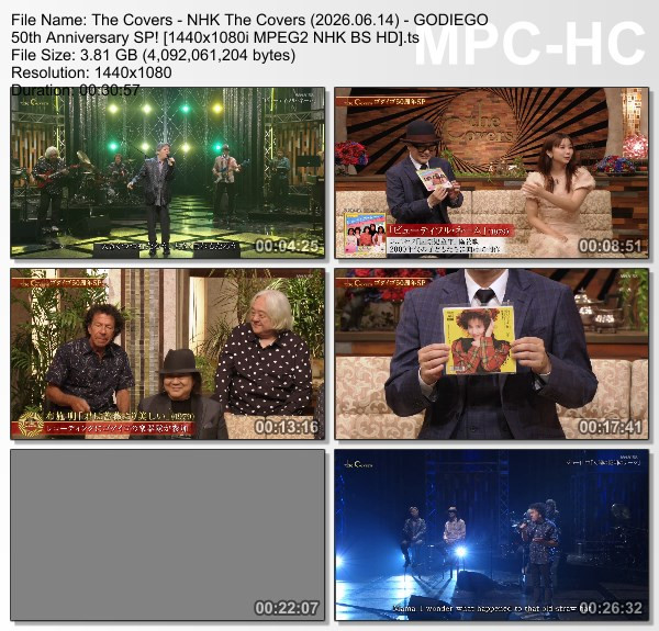 The Covers (2026.06.14) – ゴダイゴ50周年SP!