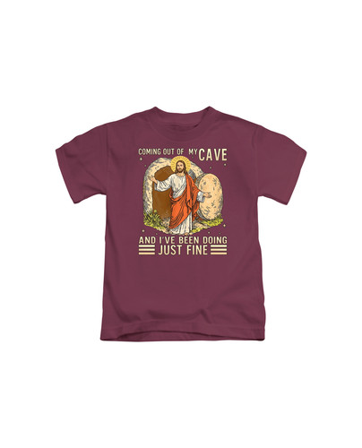 d159 Jesus Coming Out Of My Cave+Burgundy.jpg