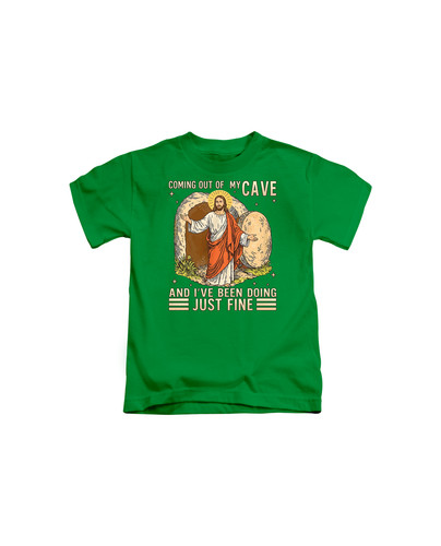d159 Jesus Coming Out Of My Cave+Irish green.jpg