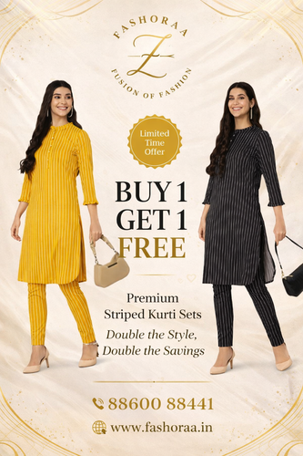 Women polyester Kurti Front View.png