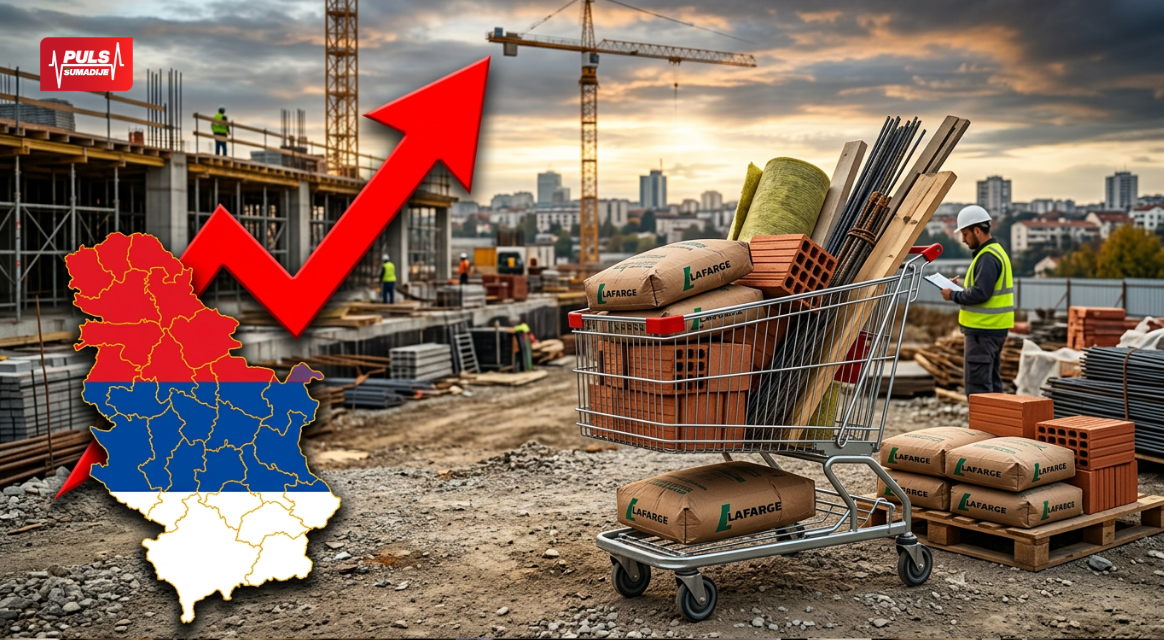 Građevinski materijal u Srbiji nikad skuplji: Novi talas poskupljenja podiže cenu kvadrata