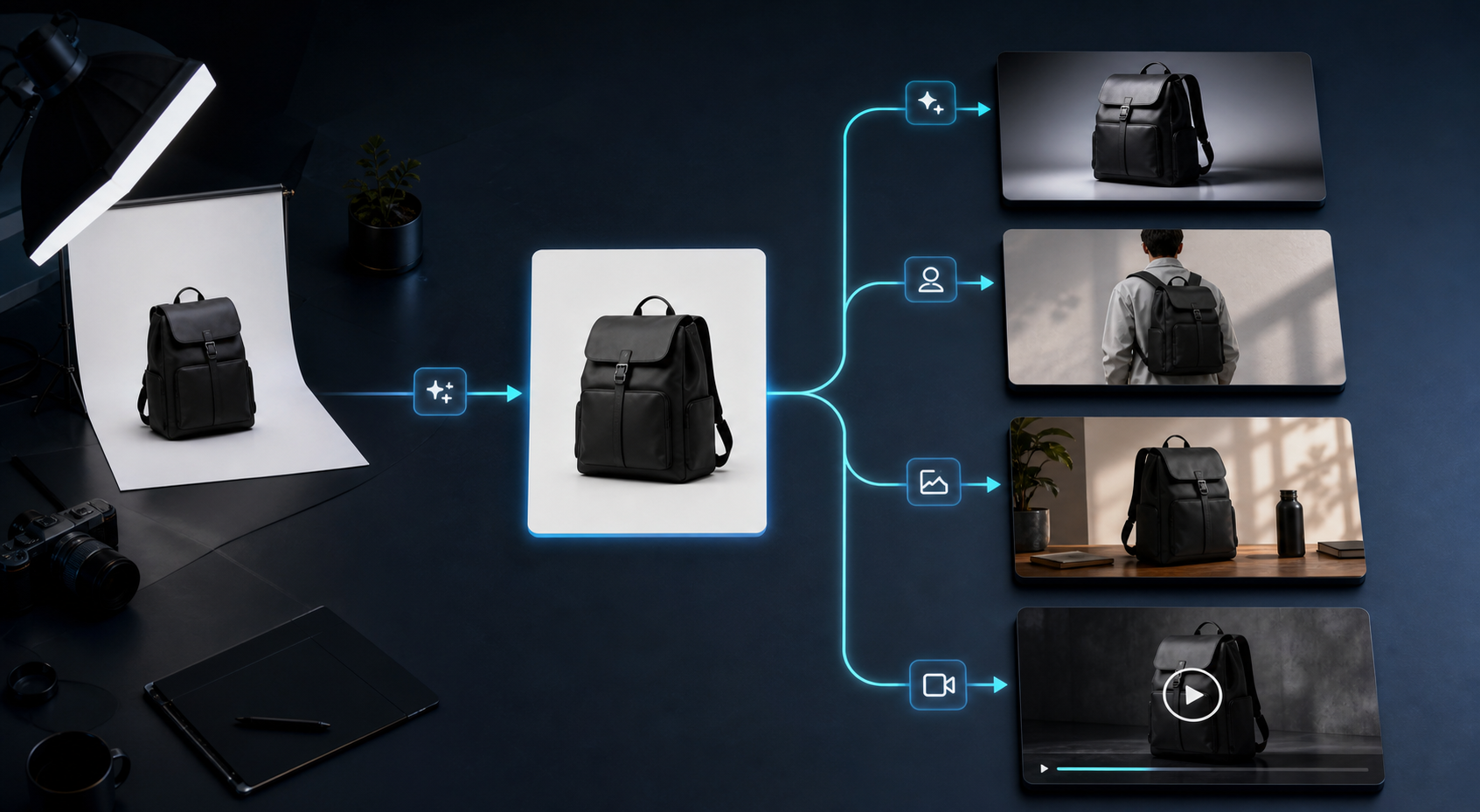 How I Choose Between AI Enhancement, Try-Ons, and Lifestyle Scenes for Shopify Photos