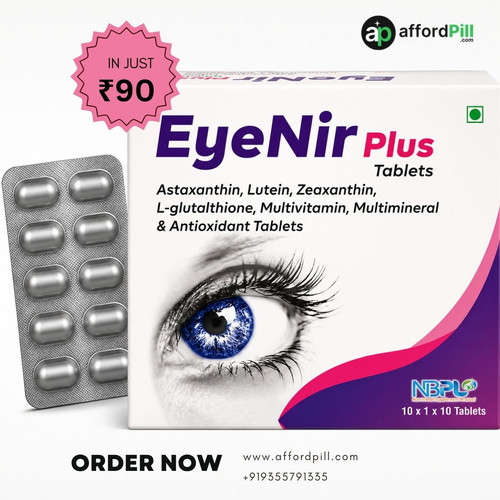 Good health starts with proper nutrition. The body needs vitamins, minerals, and antioxidants to function effectively and maintain overall wellness. EyeNir Plus is formulated with a combination of essential nutrients and antioxidants that support daily nutritional requirements and eye health.

The powerful ingredients found in EyeNir Plus, including Astaxanthin, Lutein, Zeaxanthin, and L-Glutathione, are widely recognized for their antioxidant properties. Antioxidants help protect the body's cells from oxidative stress caused by environmental factors and everyday activities. This makes antioxidant support an important part of maintaining overall health.

EyeNir Plus also contains multivitamins and multiminerals that contribute to general wellness. These nutrients help support normal body functions and can complement a healthy diet. Proper nutrition is important for people of all ages who want to maintain an active and healthy lifestyle.

Using EyeNir Plus regularly as part of a balanced routine may help support nutritional intake while promoting wellness. A healthy diet, sufficient sleep, regular physical activity, and proper hydration can further enhance the benefits of good nutrition.

Many people are becoming more aware of the importance of antioxidants in their daily lives. By combining nutritional support with antioxidant ingredients, EyeNir Plus offers a convenient way to support wellness goals. It can be a valuable addition to a health-conscious lifestyle focused on maintaining overall well-being.

Order Now:-https://www.affordpill.com/products/eyenir-plus
E-mail :-info@affordpill.com
Address :-  D-67, Sector-6, Noida, Uttar Pradesh - 201301
Content No:- +91 9355791335, 9818310317