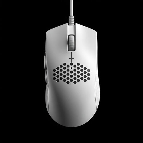 lucid origin A sleek ultralight esports gaming mouse matte white finish breathable honeycomb 0.jpg