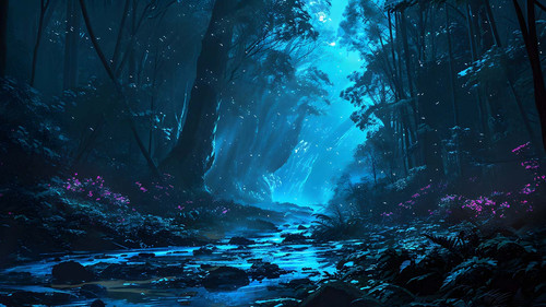 blue night forest in mist desktop wallpaper preview.jpg