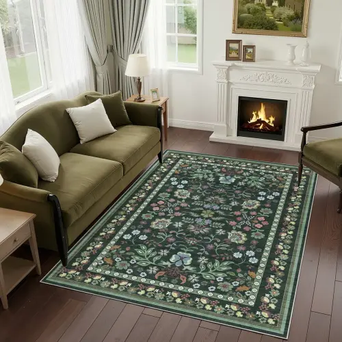 Floral+Bohemian+Area+Rug,+Vintage+Washable+Printed+Boho+Carpet+for+Living+Room+Bedroom,+Non Slip+Far.webp
