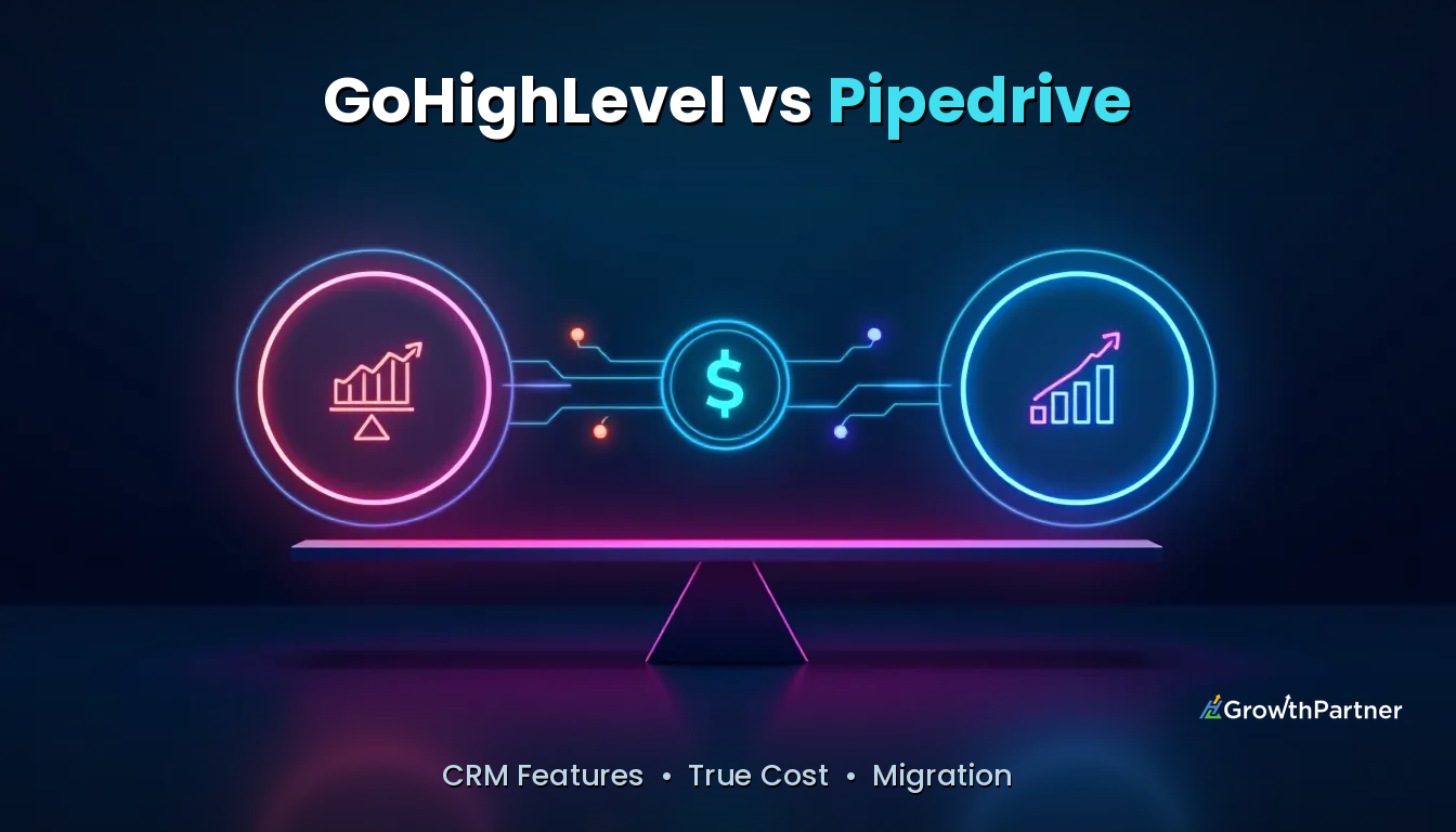 GoHighLevel vs Pipedrive: CRM & True Cost (2026) — HL Growth Partner, Dr Priya Jaganathan