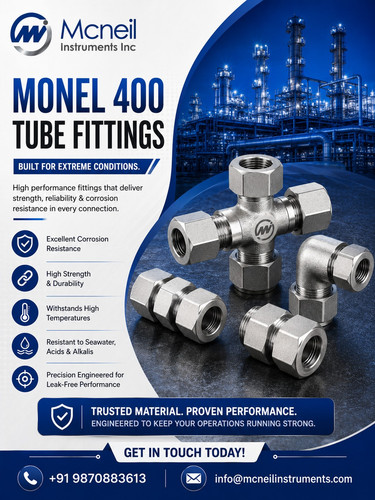 Monel 400 Tube Fittings for Corrosion-Resistant Piping.1